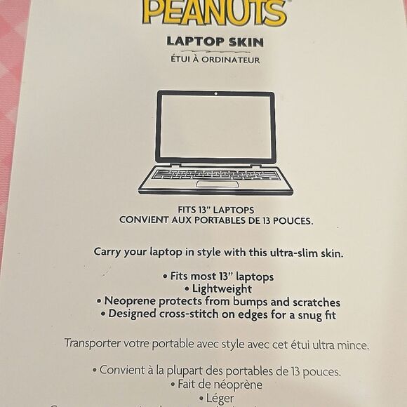 My TagAlongs X Peanuts, "Good Grief," Checkered Laptop Skin - Picture 6 of 6